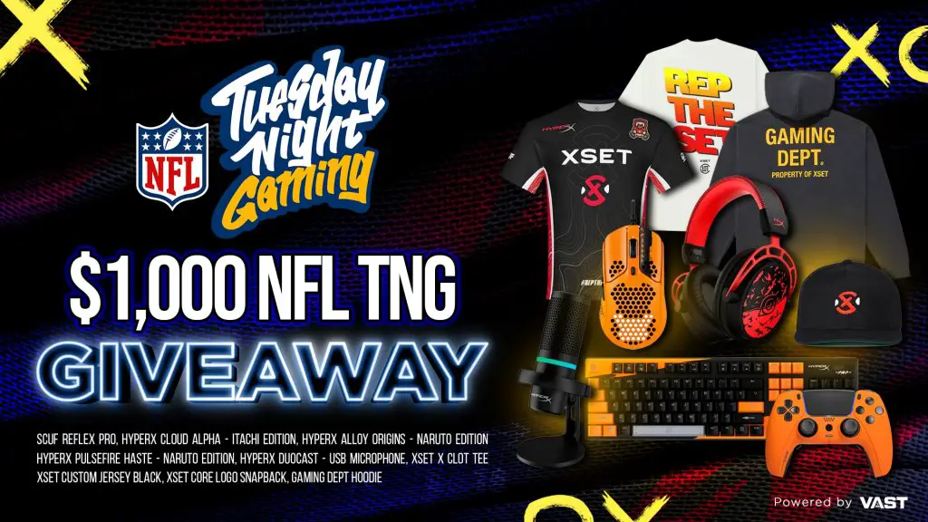 $1,000 Gaming Setup Up For Grabs In The NFL TNG Giveaway