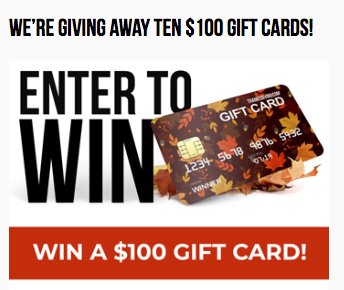 $1,000 Get Grateful Sweepstakes