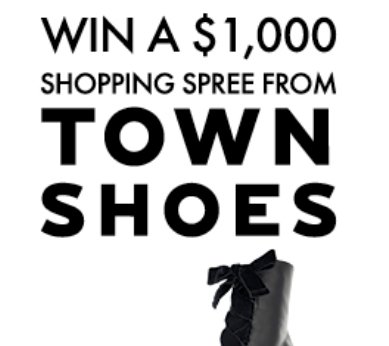 $1,000 Shopping Spree Town Shoes