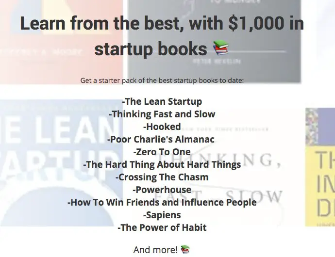 $1,000 worth of Startup Books Giveaway