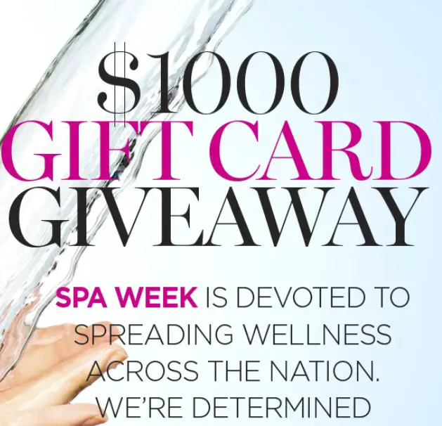 $1,500 Spa & Wellness Gift Cards