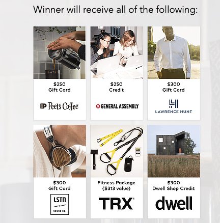 $1,700+ Simple Pleasures Sweepstakes