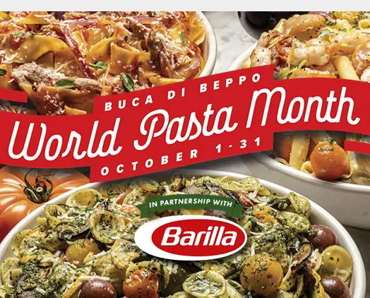 $10,000 Buca di Beppo World Pasta Month Quiz