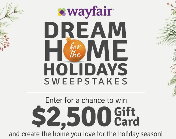 $10,000 Wayfair Dream Home for the Holidays