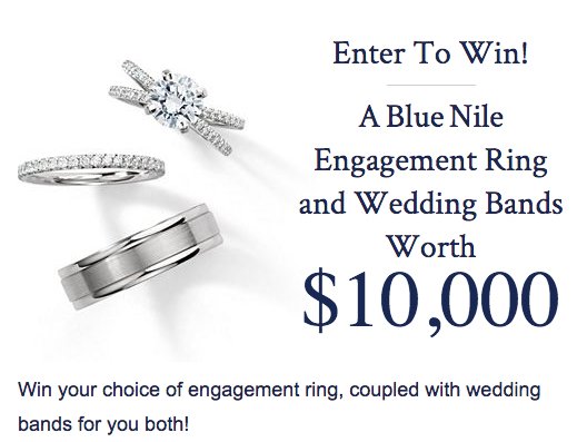 $10,000 Wedding Set Sweepstakes