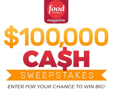 $100,000 Cash Sweepstakes