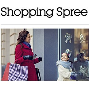$100,000 Shopping Spree Sweepstakes