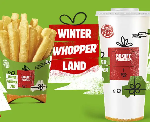 $100,299,401 Burger King Winter Whopperland Instant Win Game