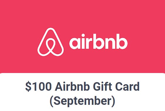 $100 Airbnb Gift Card Giveaway