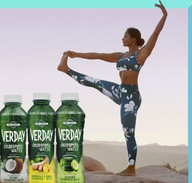 $100 Athleta Gift Card + 1 Month of Verday Chlorophyll Water