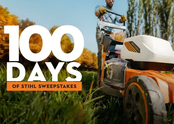 100 Days of STIHL Sweepstakes – Win a $1,000 STIHL Product Certificate (10 Winners)