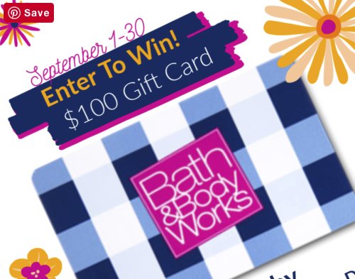 $100 eGift Card To Bath & Body Works!