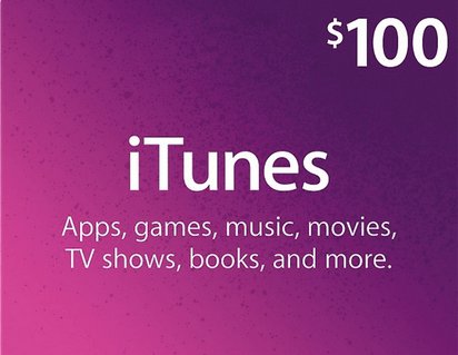 $100 iTunes Gift Card Giveaway