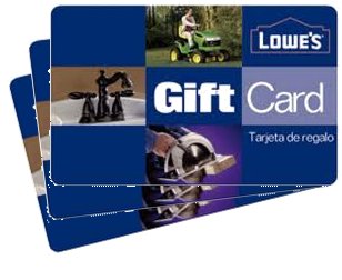 $100 Lowes Gift Card Giveaway