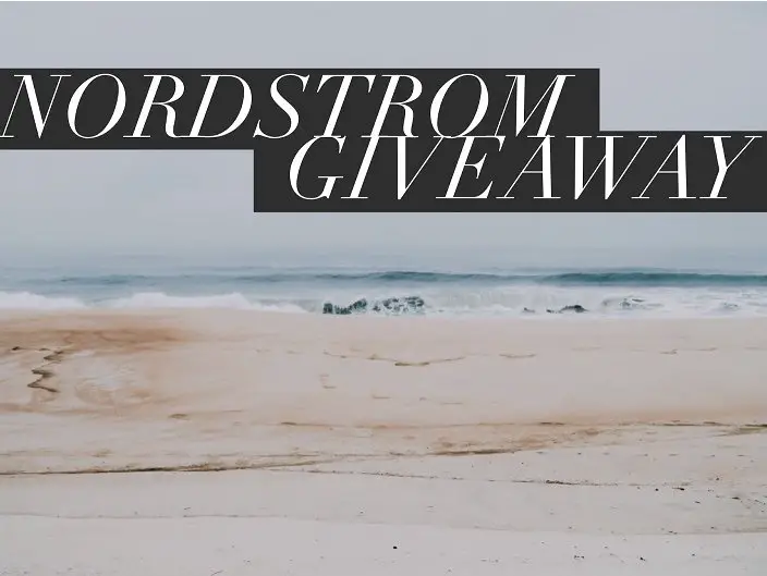 $100 Nordstrom Gift Card Giveaway