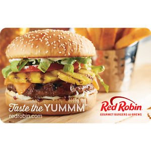 $100 Red Robin Gift Card Giveaway