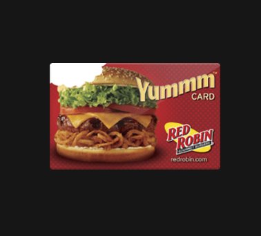 $100 Red Robin Gift Card Sweepstakes