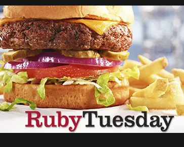 $100 Ruby Tuesday Gift Card Sweepstakes