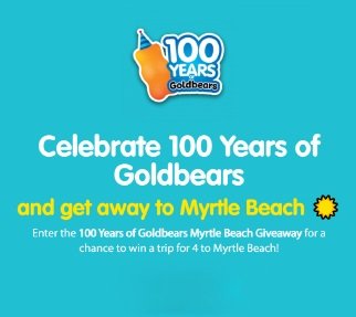 100 Years of Goldbears Myrtle Beach Giveaway - Win the Ultimate Trip for the Family