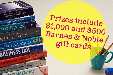 $1,000 Barnes & Noble Gift Card for Back to School!