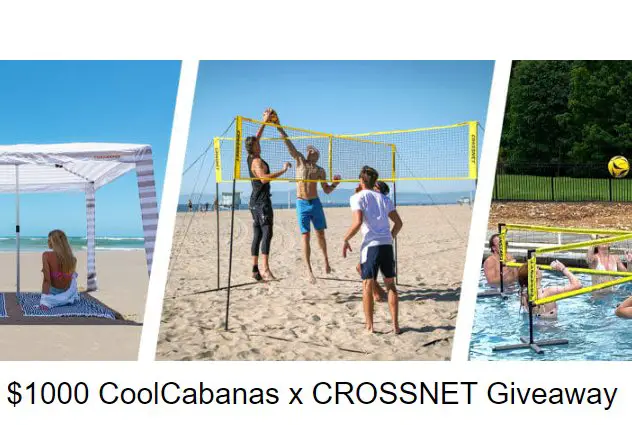 $1000 CoolCabanas x CROSSNET Giveaway - Win A Cabana, 2 Loungers & More