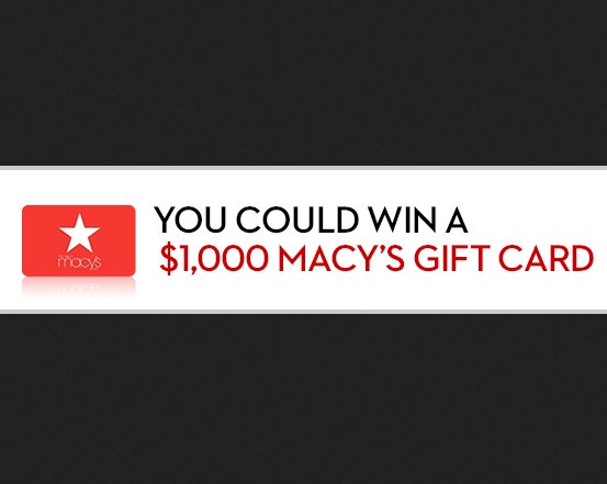 $1000 Gift Card Sweepstakes