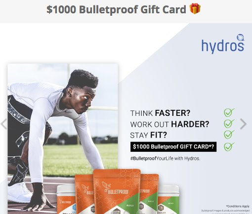 $1000 Hydros BulletProof High Performance