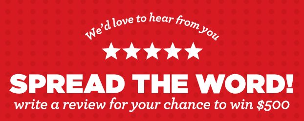 $1000 JCP Ratings and Reviews Sweepstakes!