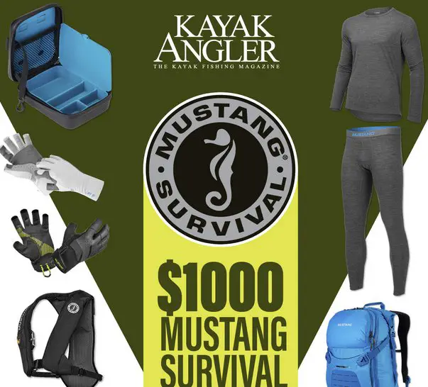 $1000 Mustang Survival Fishing Gear Giveaway