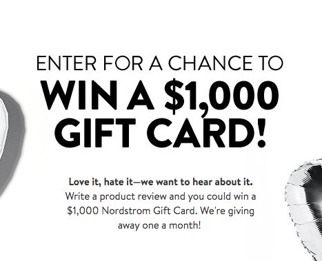 $1,000 Nordstrom Gift Card