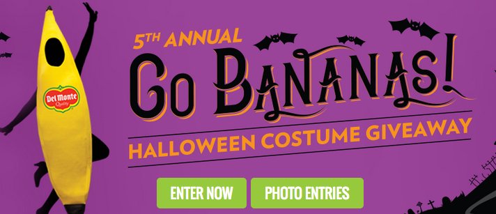 1000 Winners! Del Monte Halloween Sweepstakes