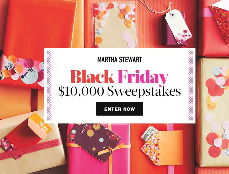 $10,000 Black Friday Sweepstakes