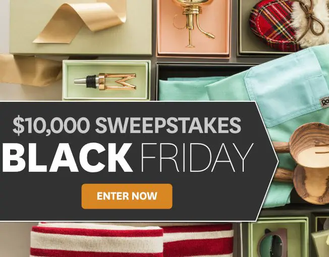 $10,000 Black Friday Sweepstakes 2