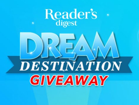$10,000 Dream Destination Sweepstakes!