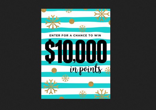 $10,000 New Year’s Cheer Sweepstakes