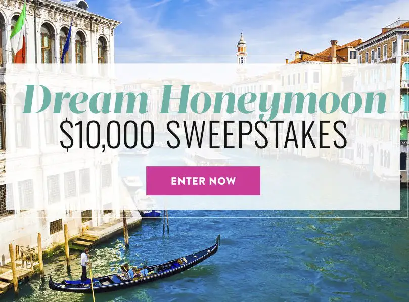 $10,000 Wedding Sweepstakes