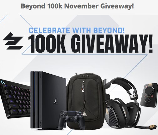 100k November Giveaway