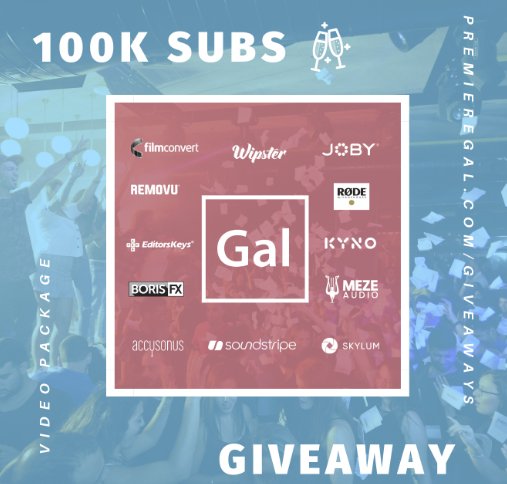 100k Subs Giveaway