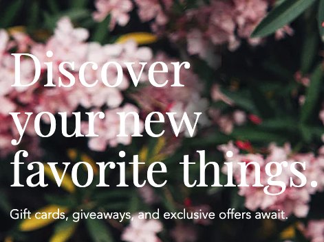 101 Sweepstakes Discover Your New Favorite Things
