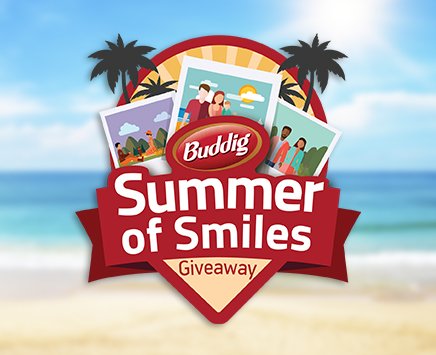 108 Winners in the Buddig Summer of Smiles Giveaway!