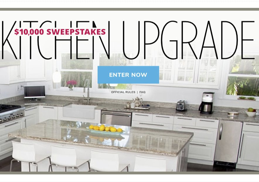 $10k Kitchen Upgrade Sweepstakes
