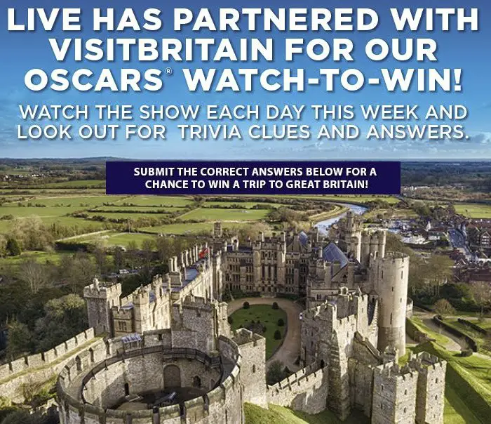 $11,000 Oscars Sweepstakes