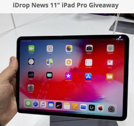11 Apple iPad Pro Giveaway
