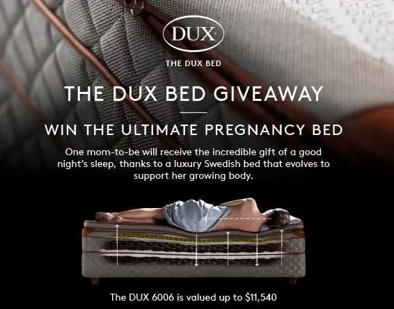 $11,540 Duxiana Bed Sweepstakes