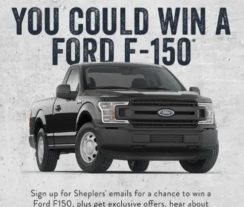 $12,000 Ford 150 Lease Sweepstakes