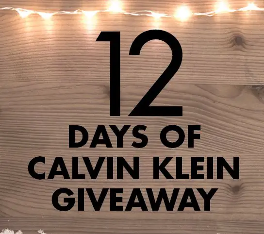 12 Days of Calvin Klein Giveaway