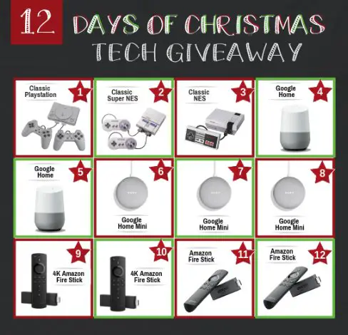 12 Days of Christmas Sweepstakes