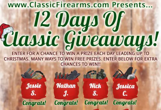 12 Days Of Classic Giveaways