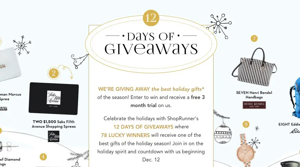 12 Days of Giveaways