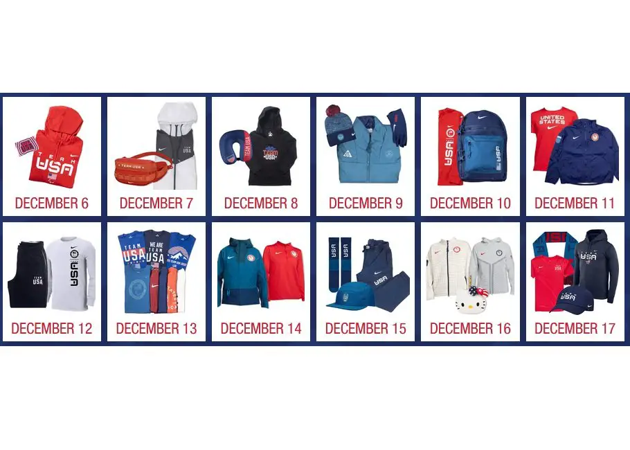 12-Days of Team USA Holiday Sweepstakes